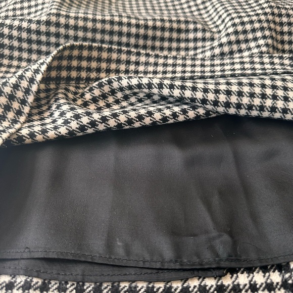 Lambswool Houndstooth belted Pencil Skirt size 10 - Picture 5 of 6